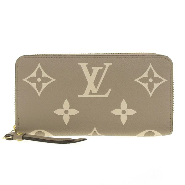 lv1379 1 Louis Vuitton Empreinte Zippy Wallet Long Wallet Tourtrail Crème