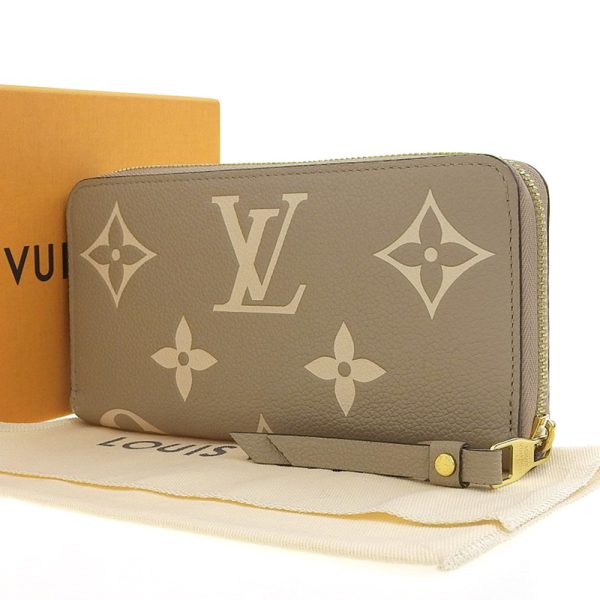 lv1379 2 Louis Vuitton Empreinte Zippy Wallet Long Wallet Tourtrail Crème