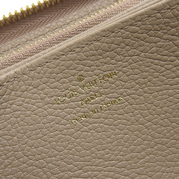 lv1379 7 Louis Vuitton Empreinte Zippy Wallet Long Wallet Tourtrail Crème