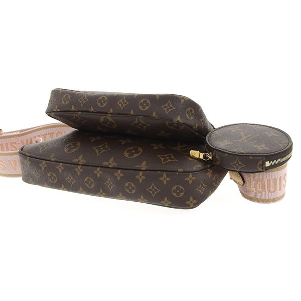 lv1381 3 Louis Vuitton Multy Pochette Accessory Bag Rose Claire