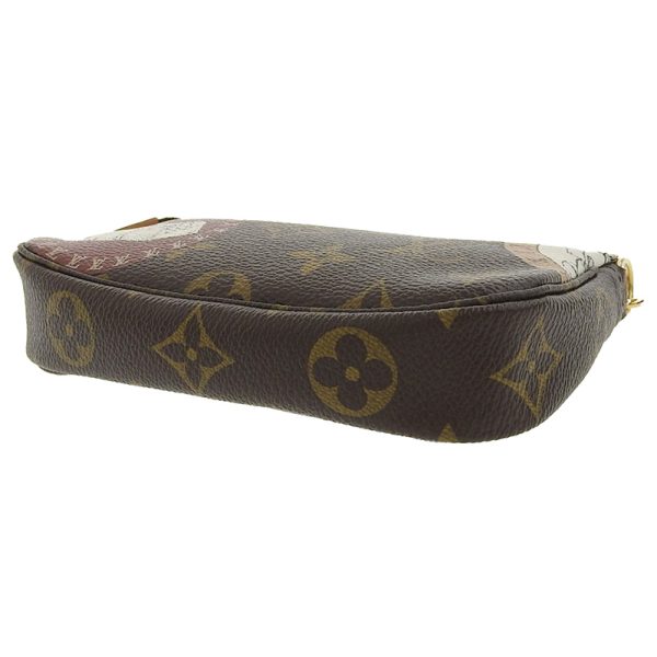 lv1383 3 Louis Vuitton Patch Mini Pochette Accessoire Handbag Monogram