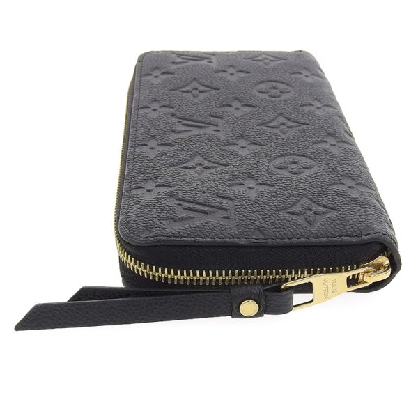 lv1388 4 Louis Vuitton Empreinte Zippy Wallet Round Zipper Noir