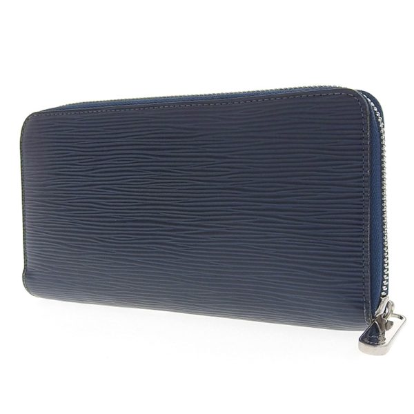 lv1404 2 Louis Vuitton Epi Zippy Wallet in Andigo Blue