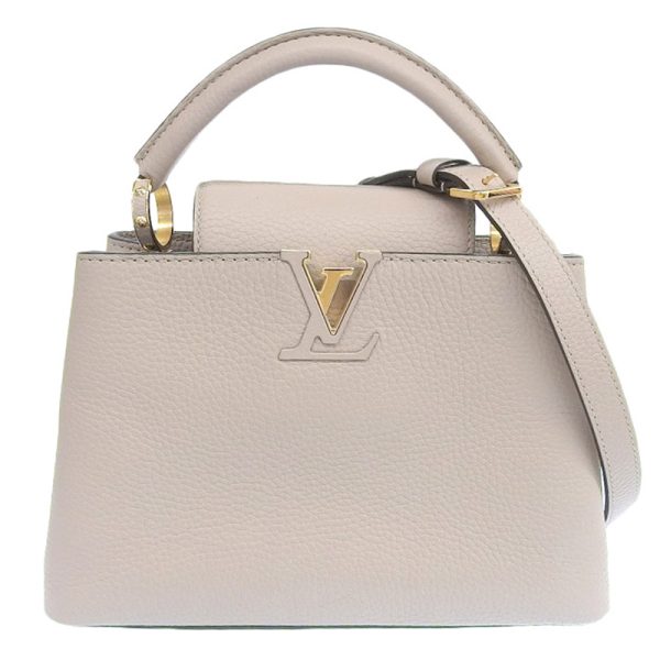 lv1407 1 Louis Vuitton Capucines Shoulder Bag in Taurillon Galle