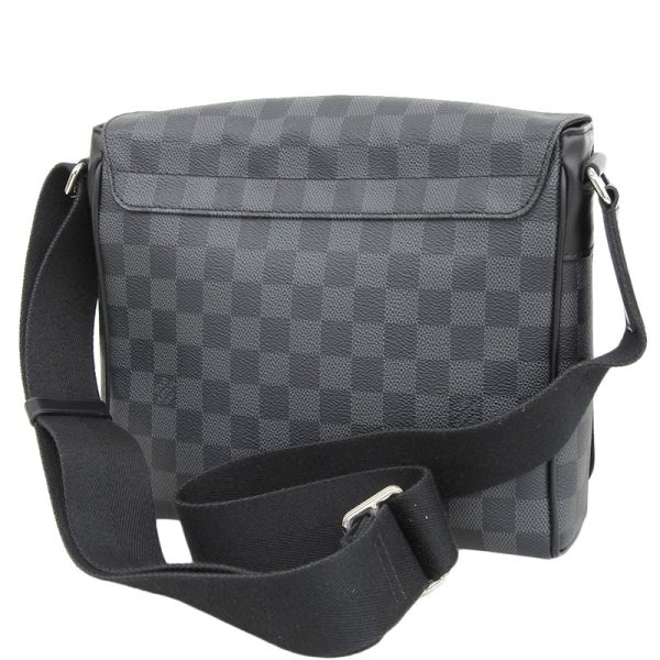 lv1419 2 Louis Vuitton District Crossbody Shoulder Bag Damier Graphite