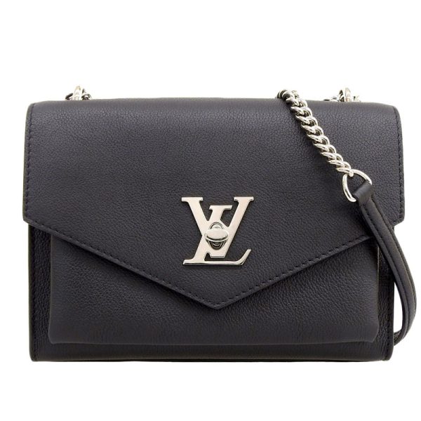 lv1448 1 Louis Vuitton My Lock Me Chain Shoulder Bag Noir