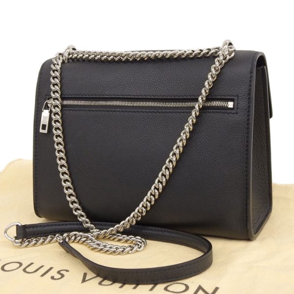 lv1448 2 Louis Vuitton My Lock Me Chain Shoulder Bag Noir