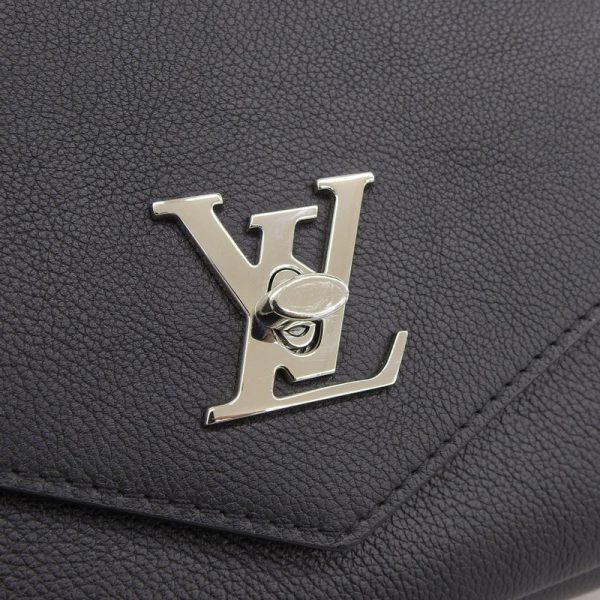 lv1448 4 Louis Vuitton My Lock Me Chain Shoulder Bag Noir