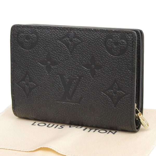 lv1452 2 Louis Vuitton Empreinte Claire Compact Wallet Noir