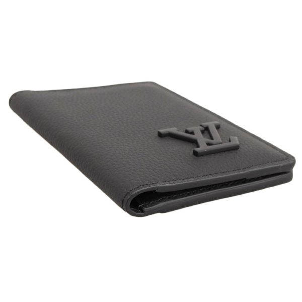 lv1459 3 Louis Vuitton LV Aerogram Organizer Card Case Noir