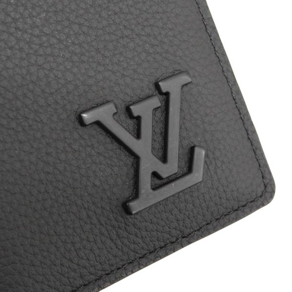 lv1459 4 Louis Vuitton LV Aerogram Organizer Card Case Noir