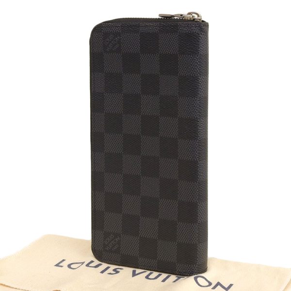 lv1466 2 Louis Vuitton Zippy Wallet Vertical Long Wallet Graphite