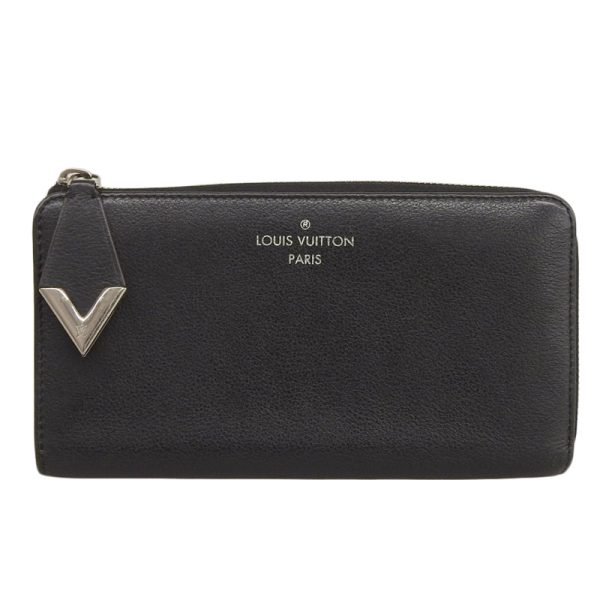 lv1467 1 Louis Vuitton Comet Long Wallet Leather Noir