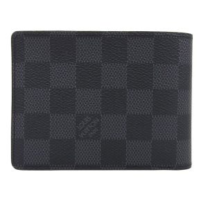 lv1489 1 Louis Vuitton Organizer Depoche Card Case Business Card Holder Leather Noir