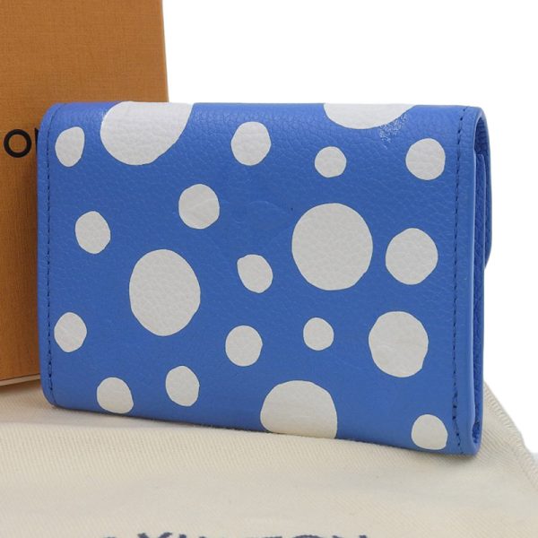 lv1491 2 Louis Vuitton Monogram Empreinte Yayoi Kusama Blue Portomone Rosali Infinity Dot