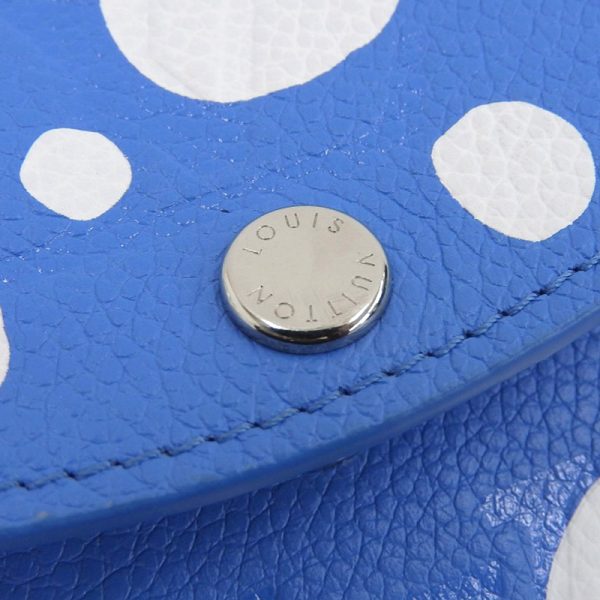 lv1491 6 Louis Vuitton Monogram Empreinte Yayoi Kusama Blue Portomone Rosali Infinity Dot