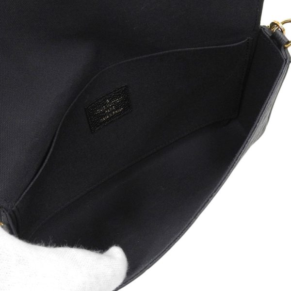 lv1500 6 Louis Vuitton Monogram Empreinte Pochette Felicie Shoulder Bag Noir