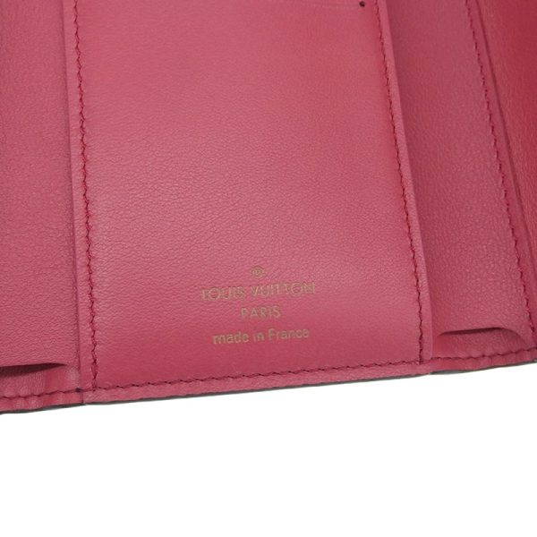 lv1508 7 Louis Vuitton Monogram Noir Hot Pink Portefeuil Capucines Compact Wallet