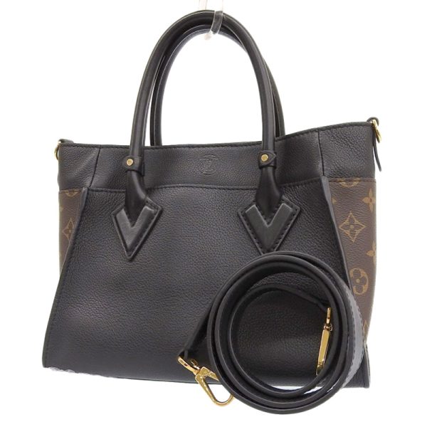 lv1510 2 Louis Vuitton Monogram Noir On My Side Handbag