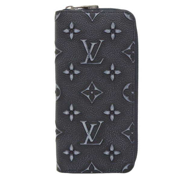 lv1520 1 Louis Vuitton Leather Black Zippy Wallet