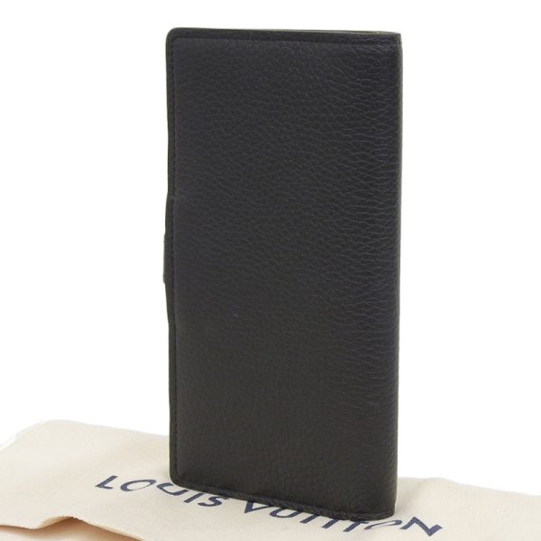 lv1521 2 Louis Vuitton Taurillon Noir Vertical Wallet