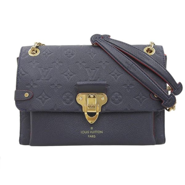 lv1534 1 Louis Vuitton Monogram Empreinte Marine Rouge Vavant Shoulder Bag