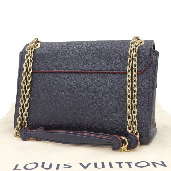 lv1534 2 Louis Vuitton Monogram Empreinte Marine Rouge Vavant Shoulder Bag