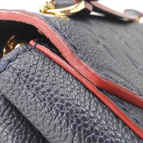 lv1534 5 Louis Vuitton Monogram Empreinte Marine Rouge Vavant Shoulder Bag