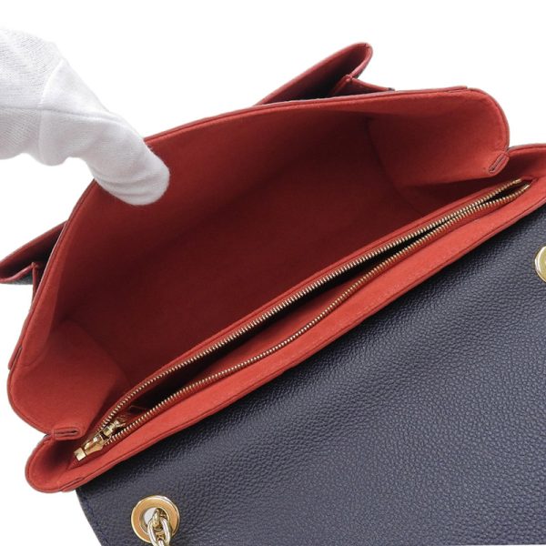 lv1534 6 Louis Vuitton Monogram Empreinte Marine Rouge Vavant Shoulder Bag