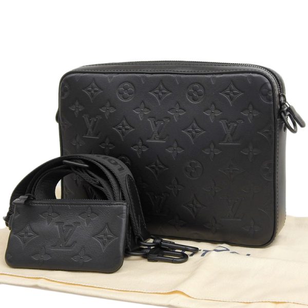 lv1552 2 Louis Vuitton Monogram Shadow Duo Messenger Bag