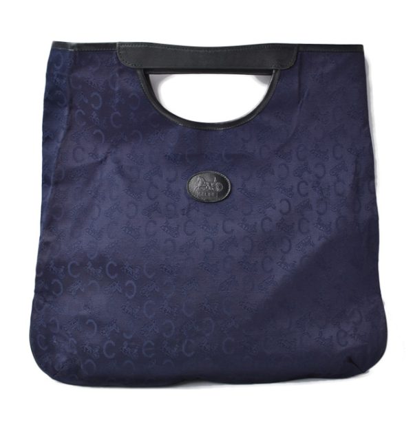 m 210810 39 ce 1 Celine Handbag Tote Bag Vintage Noevir Collaboration Macadam Navy