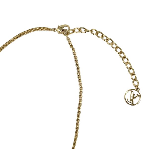 m00759 05 Louis Vuitton Coiller Louise Monogram LV Circle By Night Pendant Gold