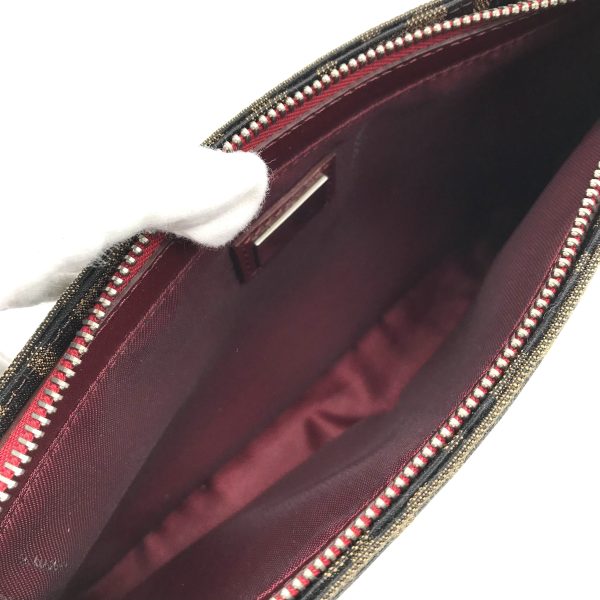 m12642 8 Fendi Zucca Hand Shoulder Bag Bordeaux