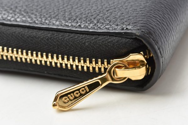 m211110 20 g 4 GUCCI Wallet Zumi Leather Black