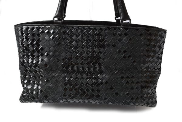 m2203 09 bv 6 Bottega Veneta Intrecciato Intrecciato Leather Tote Bag Black