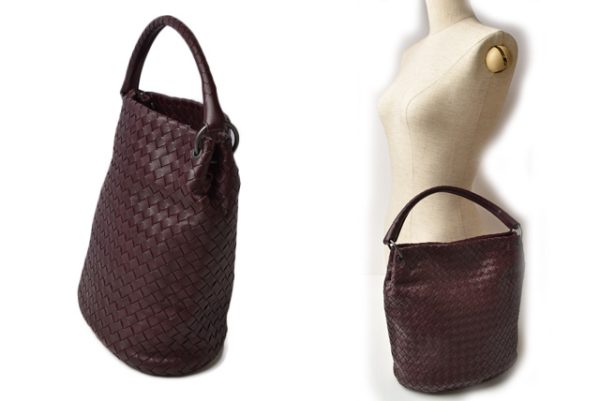 m2205 04 bv 2 Bottega Veneta Handbag Semi shoulder Bag Burgundy