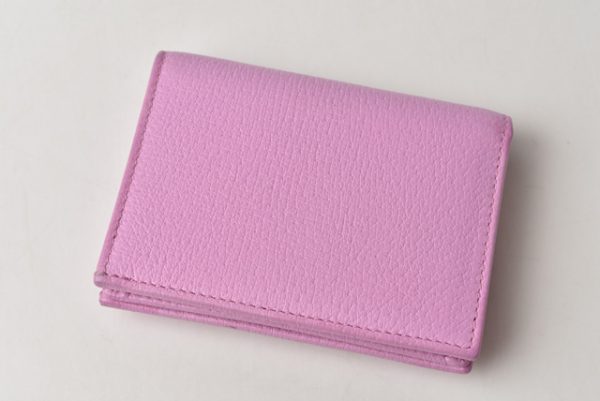 m2206 22 g 3 GUCCI Folding Wallet Leather Pink