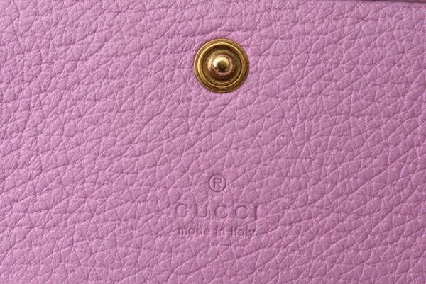 m2206 22 g 7 GUCCI Folding Wallet Leather Pink