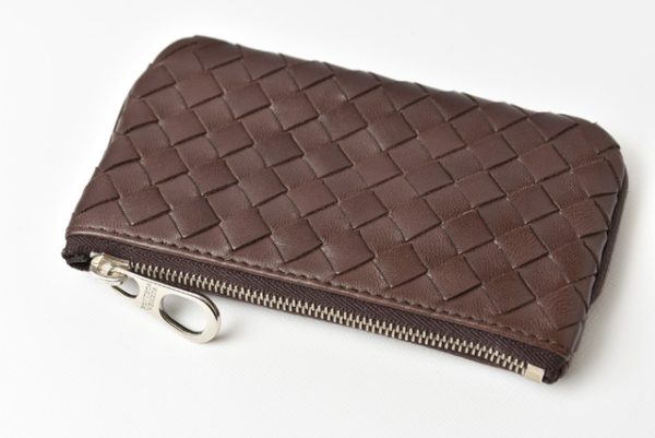 m2209 46 bv 6 Bottega Veneta Pouch Nappa Leather Pouch Dark Brown