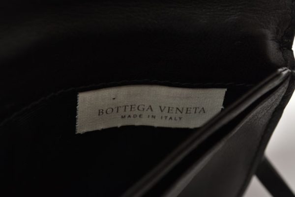 m2209 47 bv 11 Bottega Veneta Continental Wallet Intrecciato Wallet Black