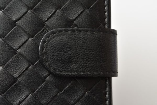 m2209 47 bv 3 Bottega Veneta Continental Wallet Intrecciato Wallet Black