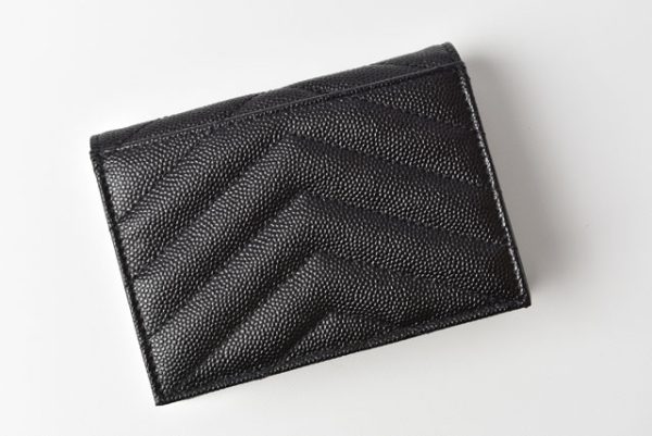 m2211 16 ysl 4 Saint Laurent Paris Mini Wallet Card Case Monogram Black