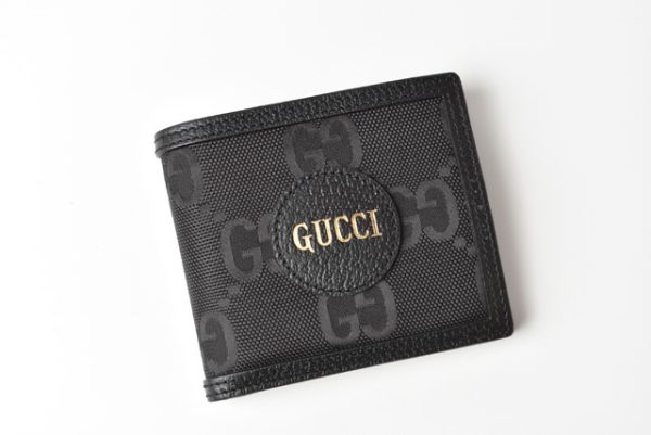 m221216 46 g 2 GUCCI Billfold Off The Grid Leather Black