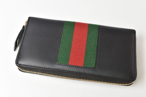 m221216 51 g 3 GUCCI Sylvie Long Wallet Leather Black