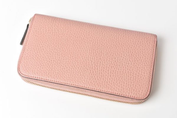 m2301 1 g 3 GUCCI Wallet Petit Marmont Leather Pink