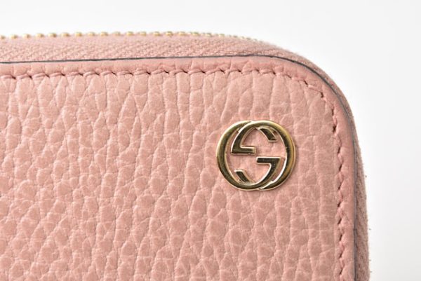 m2301 1 g 6 GUCCI Wallet Petit Marmont Leather Pink