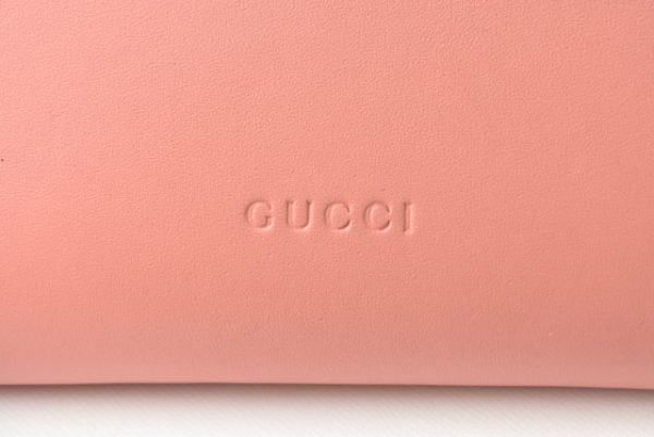 m2301 15 g 4 GUCCI Wallet GG Marmont Leather Pink