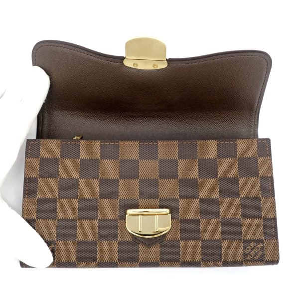 m2406 06 801881ih 05 Louis Vuitton Portefeuil Sistine Clutch Bag Brown