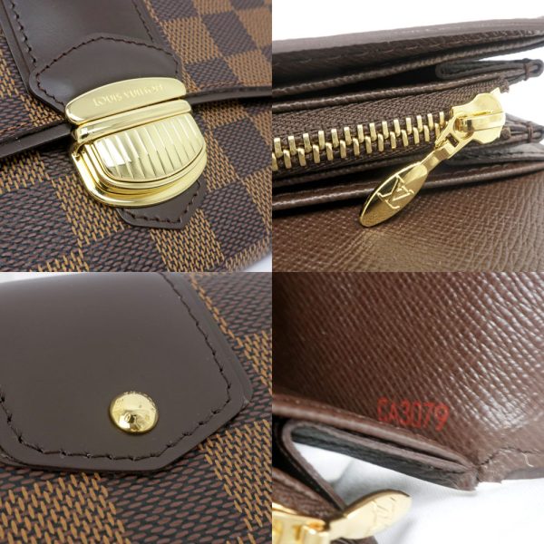 m2406 06 801881ih 08 Louis Vuitton Portefeuil Sistine Clutch Bag Brown