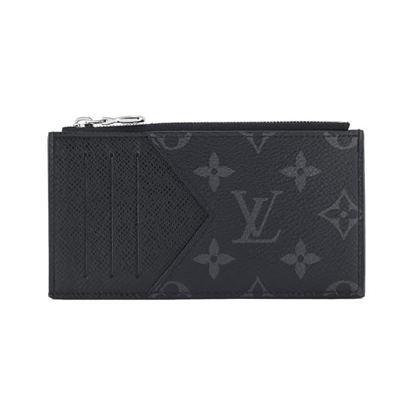 m30271 01 Louis Vuitton Monogram Eclipse Leather Coin Case